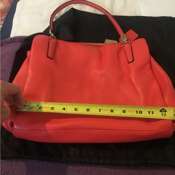 EUC Coach Madison Cafe Leather Satchel & Hangtags 27859 - Picture 16 of 16